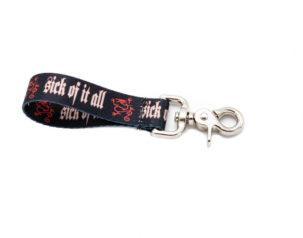 Sick of it All Official heavy duty Keychain Trigger Snap Hardcore NYHC